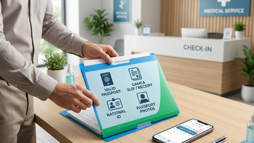 Documents Required for Gamca Medical Appointment in 2026