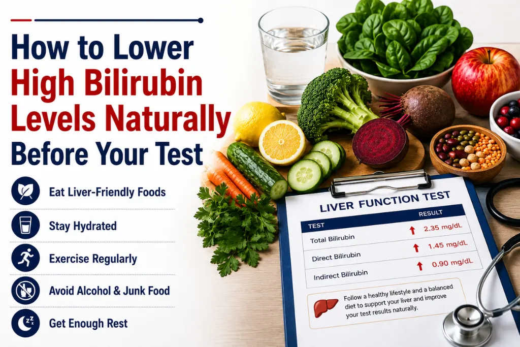 How to Lower High Bilirubin Levels Naturally Before Your Test