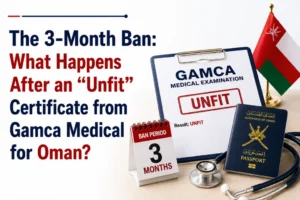 The 3-Month Ban: What Happens After an "Unfit" Certificate from Gamca Medical for Oman?